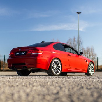 BMW E90/E92 M3 - Cat-Back Exhaust System with Quad Ceramic Black Trims - Cerakote Black