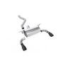 BMW F20/F21 M135i (Non X-Drive) - Road Rear Silencer with Cerakote Black Tips - Cerakote Black