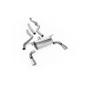 BMW F20/F21 M135i (Non X-Drive) - Cat-Back Exhaust System with Road Rear Silencer & Polished Tips - Polished