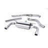 Resonated (Quieter) Cat-Back Exhaust System with Polished Tips - Polished