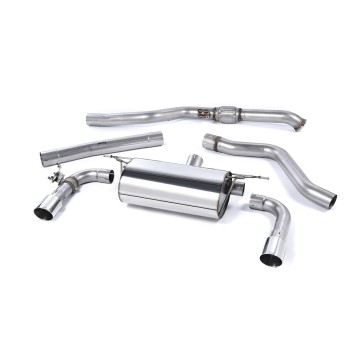 Non-Resonated Race Cat-Back Exhaust System - Polished