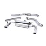 Non-Resonated Race Cat-Back Exhaust System - Polished