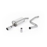 Ford Fiesta MK6 Zetec-S - Non-Resonated Cat-Back Exhaust System - ST150 Rear Valance - Polished