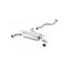 Ford Focus MK2 ST 225 - Non-Resonated (Louder) Cat-Back Exhaust System with 100mm Jet Polished Trims - Jet
