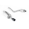 Ford Fiesta MK6 ST 150 - Resonated (Quieter) Cat-Back Exhaust System with Ceramic Coated Satin Black Trim - Cerakote Black