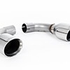 Ford Focus MK2 ST 225 - Non-Resonated (Louder) Cat-Back Exhaust System with 100mm GT-100 Polished Trims - GT