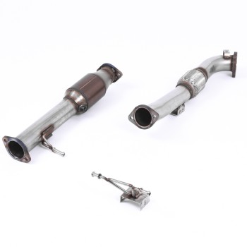 Ford Focus MK2 RS - Large Bore Downpipe with Hi-Flow Sports Catalyst (For Milltek Cat-Back)