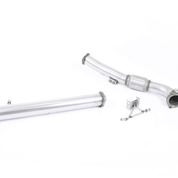 Ford Focus MK2 RS - Large Bore Downpipe with Catalyst Delete (For Milltek Cat-Back)