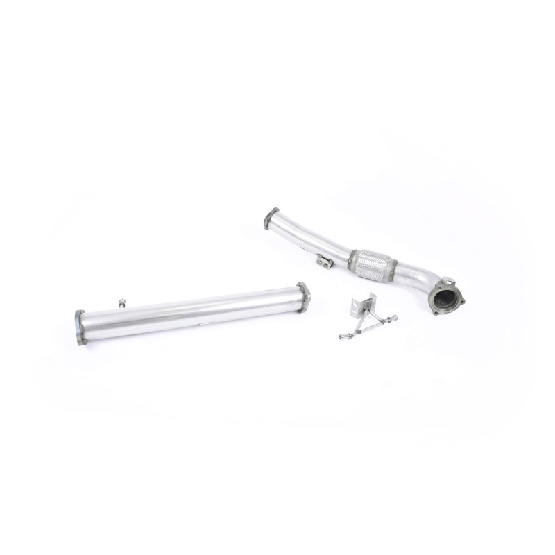 Ford Focus MK2 RS - Large Bore Downpipe with Catalyst Delete (For Milltek Cat-Back)