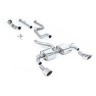 Ford Focus MK2 RS - Non-Resonated Turbo-Back Exhaust System with Catalyst Delete