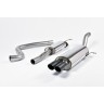 Ford Fiesta MK7/7.5 ST 1.6 - Resonated (Quieter) Cat-Back Race Exhaust System with Cerakote Black Tips - Cerakote Black