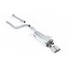 Ford Fiesta MK7/7.5 ST 1.6 - Non-Resonated (Louder) Cat-Back Exhaust System with Titanium Tips - Brushed Titanium