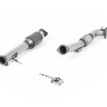 Ford Focus MK2 ST 225 - Large Bore Downpipe with Hi-Flow Sports Catalyst (For Milltek Race Cat-Back)