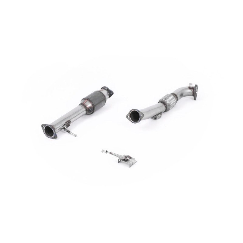 Ford Focus MK2 ST 225 - Large Bore Downpipe with Hi-Flow Sports Catalyst (For Milltek Race Cat-Back)
