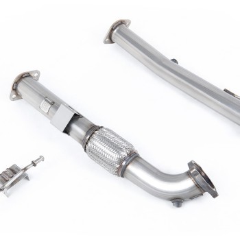 Ford Focus MK2 ST 225 - Large Bore Downpipe with Catalyst Delete (For Milltek 2.75