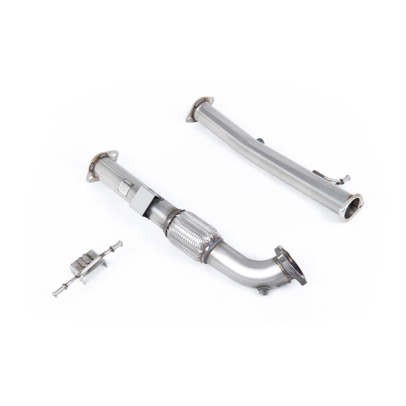 Ford Focus MK2 ST 225 - Large Bore Downpipe with Catalyst Delete (For Milltek 2.75