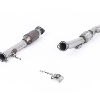 Ford Focus MK2 ST 225 - Large Bore Downpipe with Hi-Flow Sports Catalyst (For Milltek 2.75