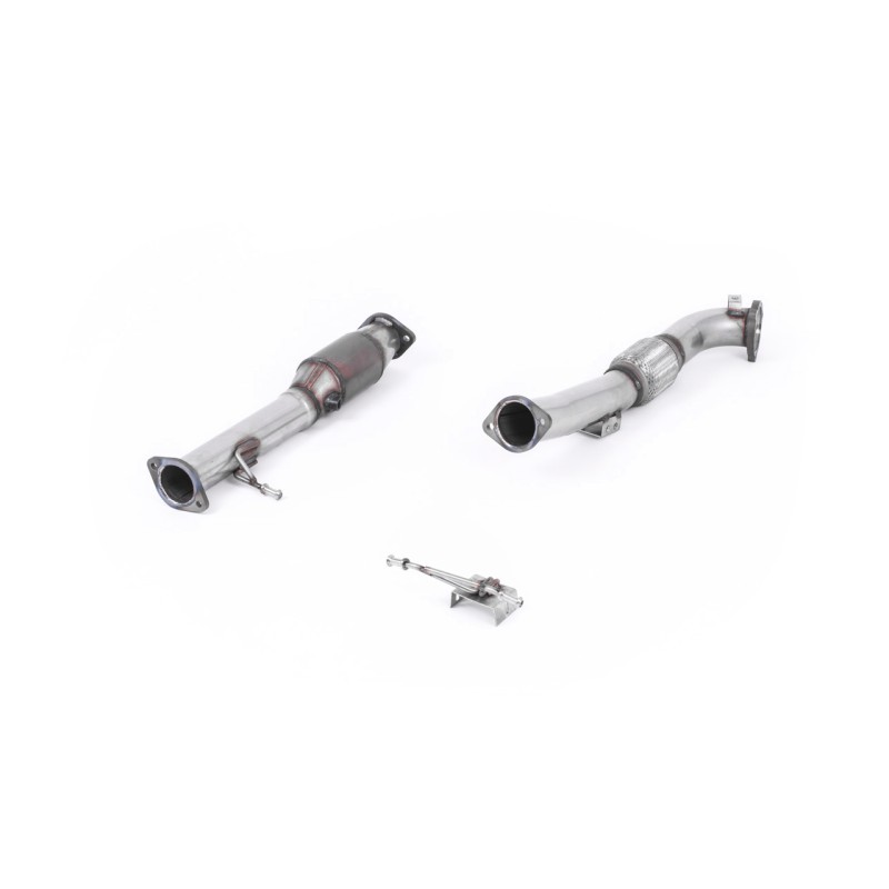 Ford Focus MK2 ST 225 - Large Bore Downpipe with Hi-Flow Sports Catalyst (For Milltek 2.75