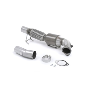 Ford Focus MK3 RS - Large Bore Downpipe with Hi-Flow Sports Catalyst (For Milltek Cat-Back) - Milltek Cat-Back