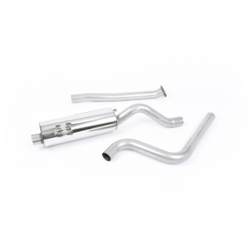 Ford Fiesta MK7/7.5 ST 1.6 - Non-Resonated (Louder) Cat-Back Race Exhaust System with Burnt Titanium Tips - Burnt Titanium