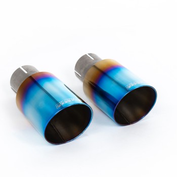 Ford Fiesta MK7/7.5 ST 1.6 - Resonated (Quieter) Cat-Back Race Exhaust System with Burnt Titanium Tips - Burnt Titanium