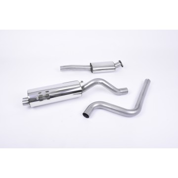 Ford Fiesta MK7/7.5 ST 1.6 - Resonated (Quieter) Cat-Back Race Exhaust System with Burnt Titanium Tips - Burnt Titanium