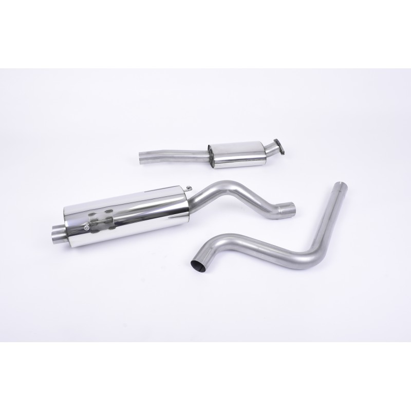 Ford Fiesta MK7/7.5 ST 1.6 - Resonated (Quieter) Cat-Back Race Exhaust System with Burnt Titanium Tips - Burnt Titanium