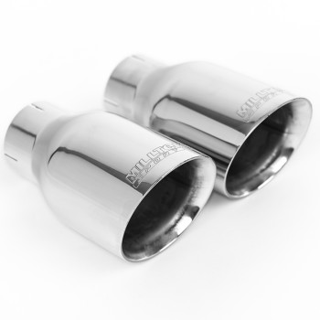 Ford Focus MK3 ST Diesel - Cat-Back Exhaust System with Polished GT-100 Trims - Polished