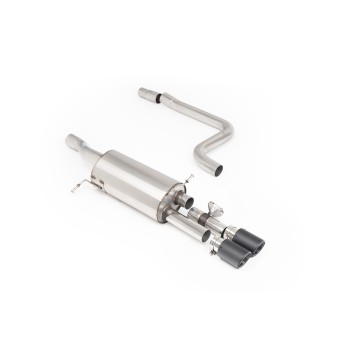Ford Fiesta MK8 ST 1.5 (Pre Sept 2020) - Resonated GPF/OPF Back Exhaust System with Carbon Jet-90 Trims - Carbon Fibre