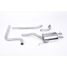 Ford Fiesta MK7/7.5 Ecoboost 1.0T - Non-Resonated (Louder) Cat-Back Exhaust System with Carbon Fibre Jet-80 Tips - Carbon Fibre