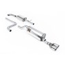 Ford Fiesta MK8 1.0T ST Line (Non GPF Models) - Resonated (Quieter) Cat-Back Exhaust System with Twin GT-90 Polished Trims - Polished - Fiesta ST