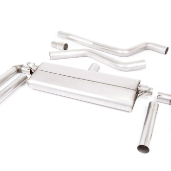 Ford Focus MK4 ST Estate/Wagon - GPF Back Exhaust System with Carbon JET-115 Trims - EC Approved - Carbon Fibre
