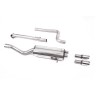 Ford Fiesta MK7 ST 1.6 - Non-Resonated (Louder) Cat-Back Exhaust System with with GT-80 Polished Trims - Polished