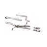 Ford Fiesta MK7 ST 1.6 - Straight Through (Loudest) Cat-Back Exhaust System with GT-80 Polished Trims - Polished