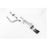Ford Fiesta MK7 ST 1.6 - Resonated (quieter) Cat Back Exhaust System with GT-80 Black Tips - Cerakote Black