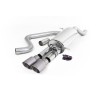 Ford Fiesta MK8/8.5 ST 1.5 - GPF Back Exhaust System with Titanium GT-90 Trims - Brushed Titanium