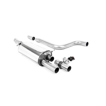 Ford Puma ST (GPF Equipped) - Valved OPF Back Exhaust System with Carbon Jet-90 Trims - Carbon Fibre