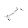 Ford Fiesta MK8/8.5 ST 1.5 - Maxton Designs Dual Outlet Upgrade Kit with GT-100 Polished Trims - Polished - Exhaust Only