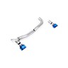 Ford Fiesta MK8/8.5 ST 1.5 - Maxton Designs Dual Outlet Upgrade Kit with GT-100 Burnt Titanium Trims - Burnt/Blue Titanium - Exhaust Only