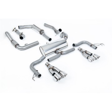 Honda Civic FK2 Type R Turbo (LHD Model Only) - Resonated Cat-Back Exhaust System - Polished