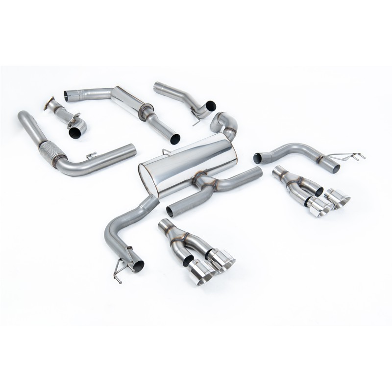 Honda Civic FK2 Type R Turbo (LHD Model Only) - Resonated Cat-Back Exhaust System - Polished