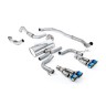 Honda Civic FK2 Type R Turbo (RHD Model Only) - Non-Resonated Cat-Back Exhaust System - Burnt Titanium