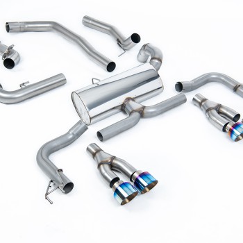 Honda Civic FK2 Type R Turbo (LHD Model Only) - Non-Resonated Cat-Back Exhaust System - Burnt Titanium