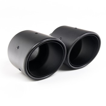 Hyundai/Kia i30N Performance (Non GPF Models) - Non-Resonated (Louder) Cat-Back Exhaust System with Carbon Fibre Jet-115 Trims - Carbon Fibre