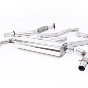 Hyundai/Kia i30N Performance (Non GPF Models) - Resonated Cat-Back Exhaust System with Cerakote Black GT-115 Trims - Cerakote Black
