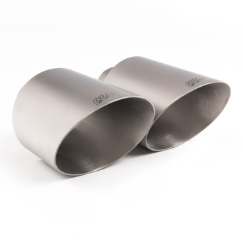Hyundai/Kia i30N Performance (Non GPF Models) - Resonated Cat-Back Exhaust System with Titanium GT-115 Trims - Brushed Titanium