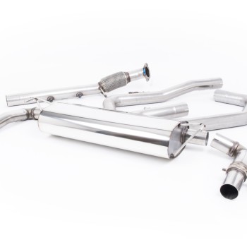 Hyundai/Kia i30N Performance Fastback (GPF Models) - Cat-Back Exhaust System with Titanium GT-115 Trims - Removes OPF - Brushed Titanium