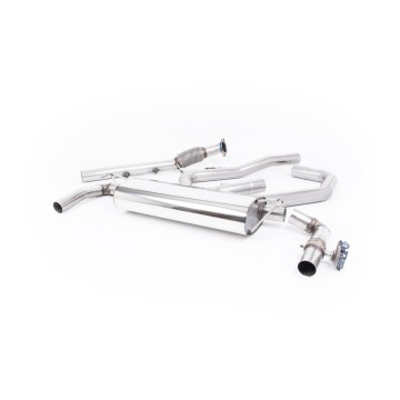 Hyundai/Kia i30N Performance Fastback (GPF Models) - Cat-Back Exhaust System with Titanium GT-115 Trims - Removes OPF - Brushed Titanium