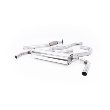 Hyundai/Kia i30N (Non GPF Models) - Non-Resonated (Louder) Cat-Back Exhaust System with Titanium GT-115 Trims - Brushed Titanium