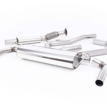 Hyundai/Kia i30N (Non GPF Models) - Resonated Cat-Back Exhaust System with Carbon JET-115 Trims - Carbon Fibre
